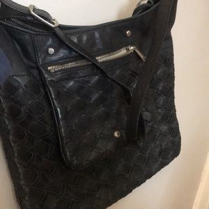 Leather Greyson bag.